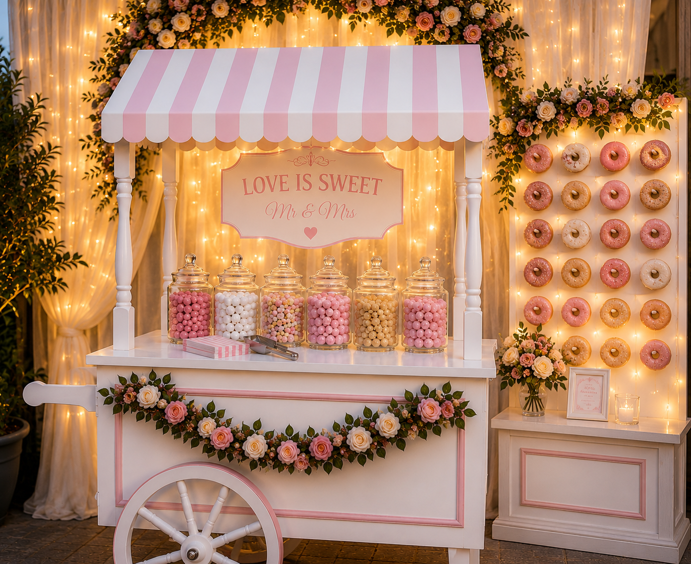 Elegant Sweet Cart