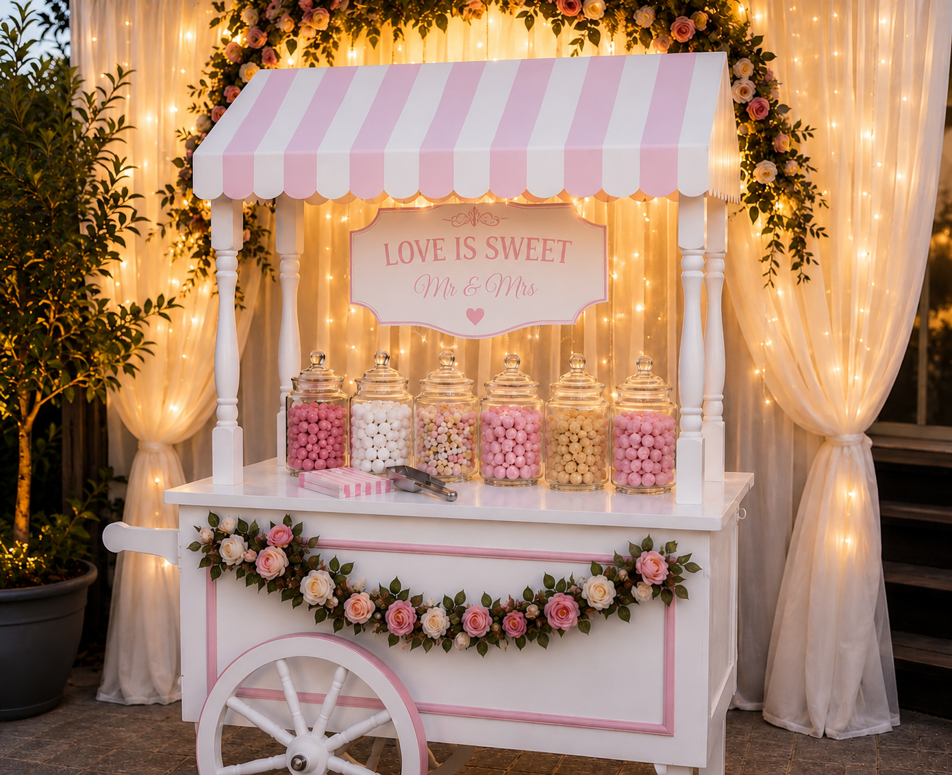 Elegant Sweet Cart